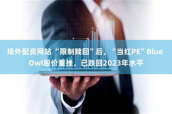 场外配资网站 “限制赎回”后,“当红PE”Blue Owl股价重挫,已跌回2023年水平
