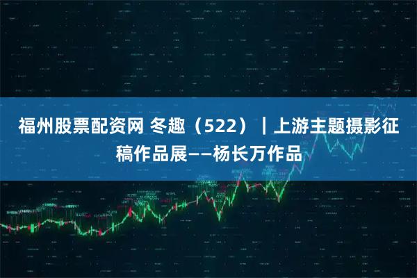 福州股票配资网 冬趣(522)|上游主题摄影征稿作品展——杨长万作品